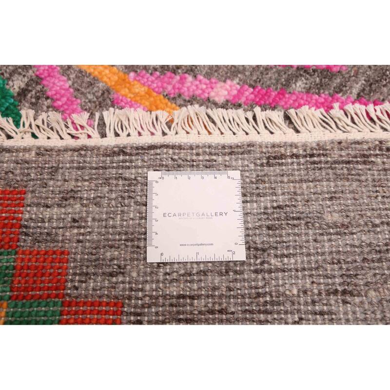 ECARPETGALLERY Hand-knotted Shalimar Dark Grey Wool Rug - 8'9 x 11'10