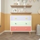 preview thumbnail 14 of 38, Kids 3 Drawer Dresser, Baby Nightstand for Bedroom,Storage Cabinet for Toddler Child for Living Room,Toddler Room, Nursery