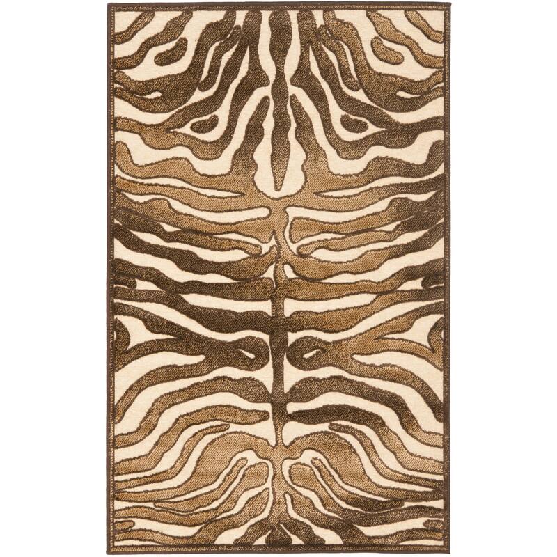 SAFAVIEH Paradise Lisette Modern Viscose Rug - 2'7" x 4' - Creme