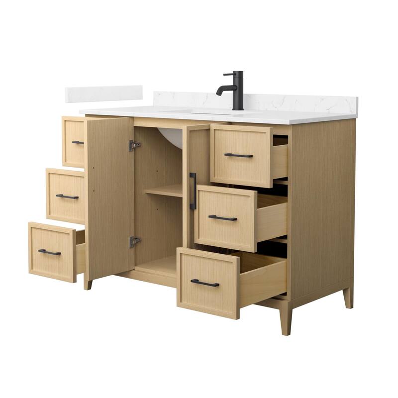 Elan 48-inch Single Vanity, Cultured Marble Top