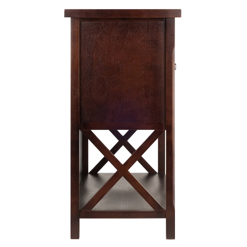 Xola Buffet Cabinet, Cappuccino - 43.8"W x 18"D x 35.9"H