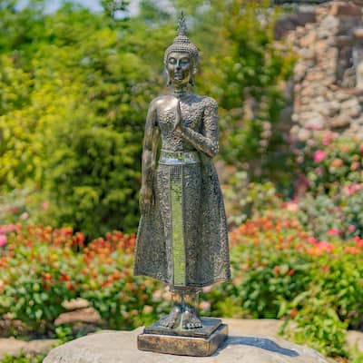 Tall Standing Polyresin Buddha Statues