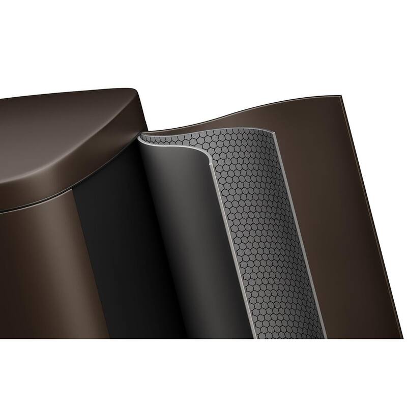 13.2 Gallon and 2.6 Gallon Stainless Steel Trash Can Combo Set with Removable Inner Drum for Kitchen, Bathroom, Office