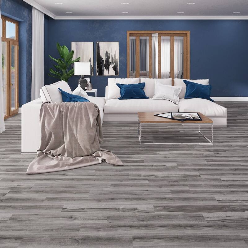 Lucida Peel and Stick Vinyl Floor Tiles Wood Look Planks