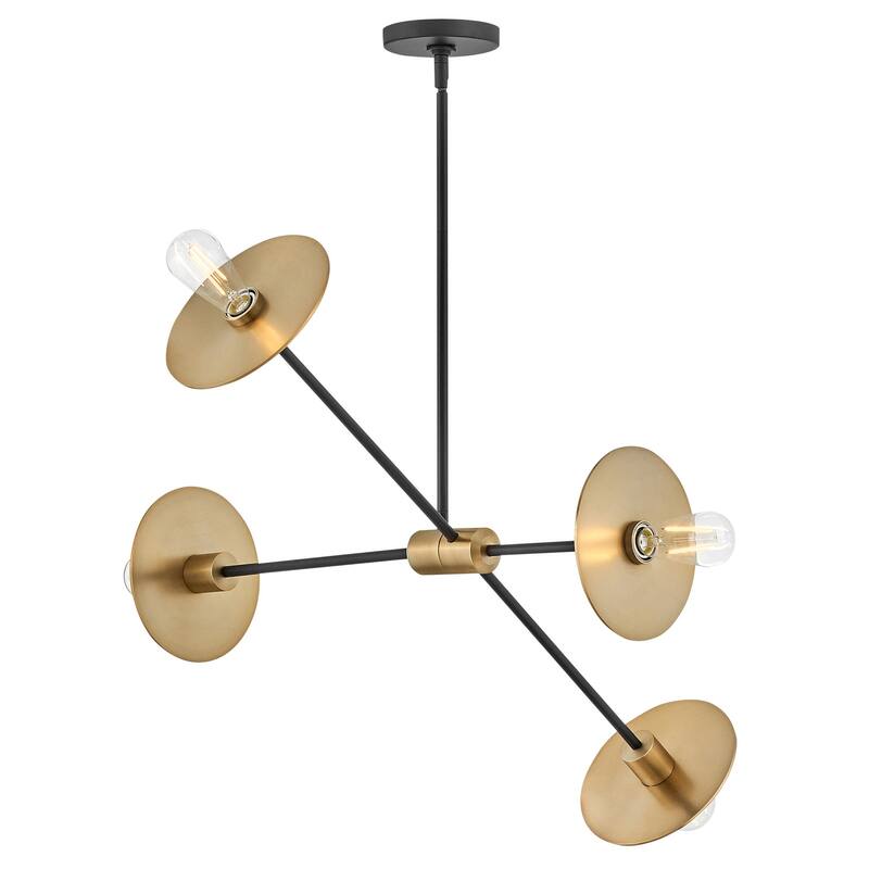Lark 83885 Lulu 4 Light 36" Wide Sputnik Chandelier