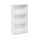 preview thumbnail 2 of 14, Furinno 99736 Basic 3-Tier Bookcase Storage Shelves