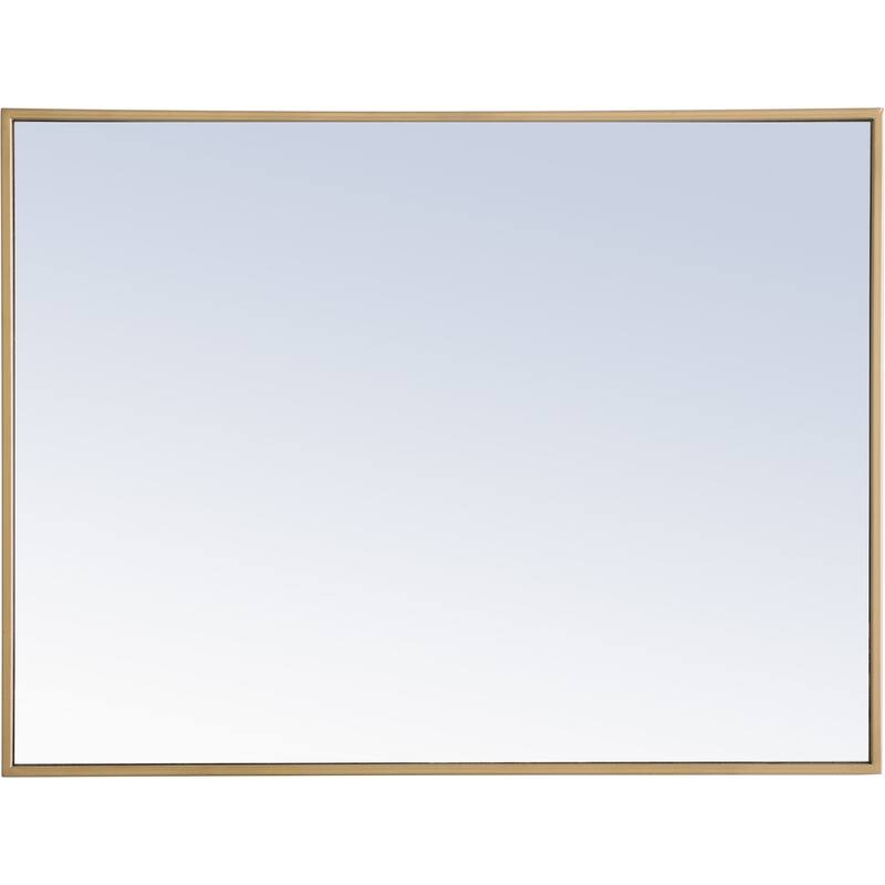 Elegant Lighting Eternity 32" x 24" Rectangular Metal Framed Wall