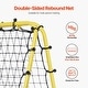preview thumbnail 6 of 9, Iron Tube Soccer Rebounder Net, 2x2 Mesh, Adjustable Angle, Foldable and Portable