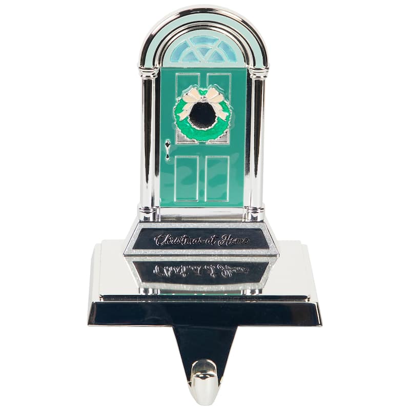 Christmas At Home Front Door Stocking Holder - 5"