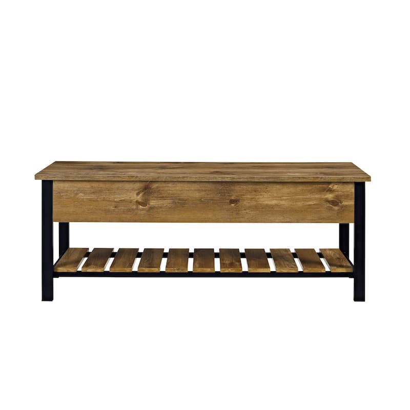 Middlebrook Designs Paradise Hill Lift-top Storage Bench - Barnwood