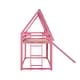 preview thumbnail 6 of 23, Kid-Friendly Design Twin Over Twin Bunk Bed House Bed