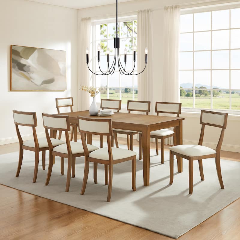 Crosley Alessia 9-Piece Dining Table Set For 8
