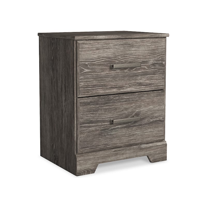 Ralinksi Gray Two Drawer Nightstand