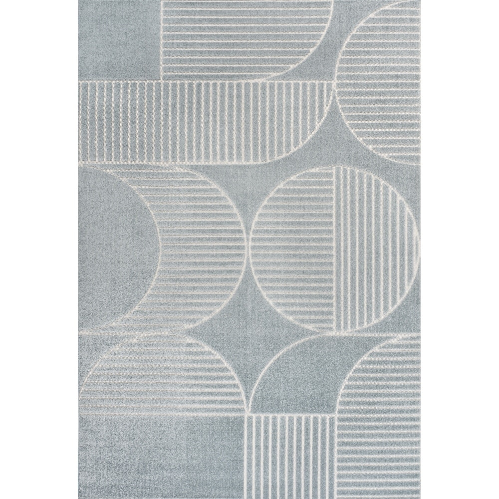 JONATHAN Y Dila Geometric Arch Scandi Striped Ivory/Cream Area Rug