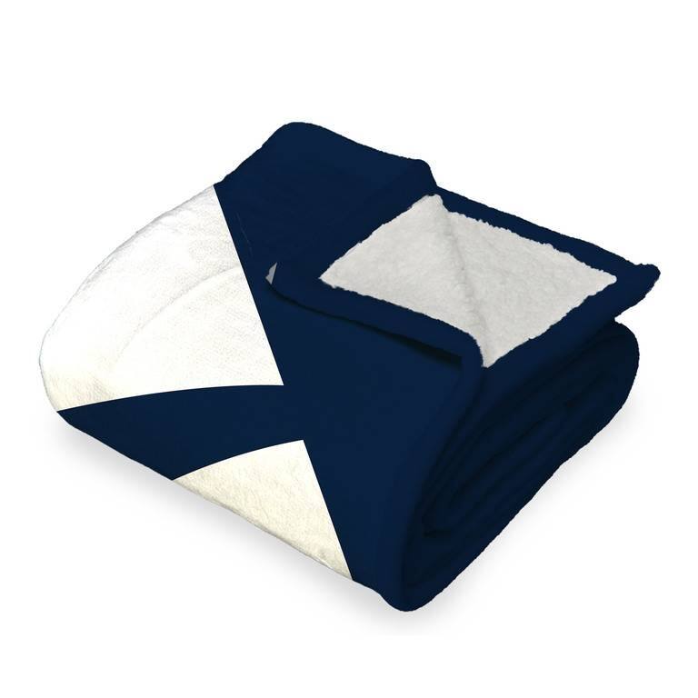 MLB CC Throwback Silk Touch Sherpa Throw Blanket