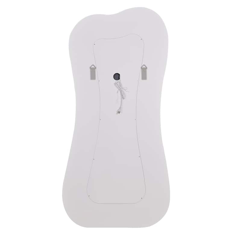 Asymmetrical Lighted Floor Mirror Full Length Mirror