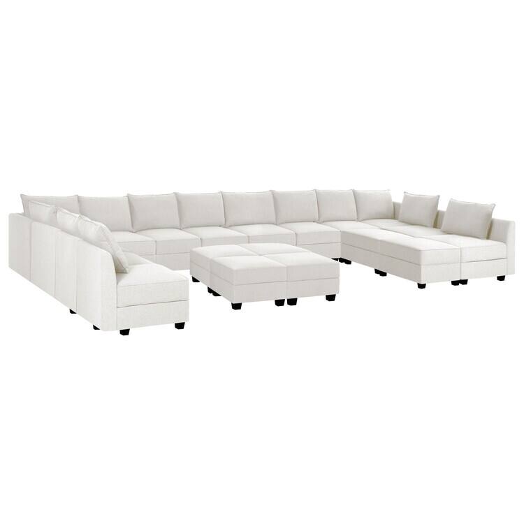 Modern Modular DIY Collection - Sturdy Wooden Frame - Versatile & Stylish Furniture for Living Room Bedroom