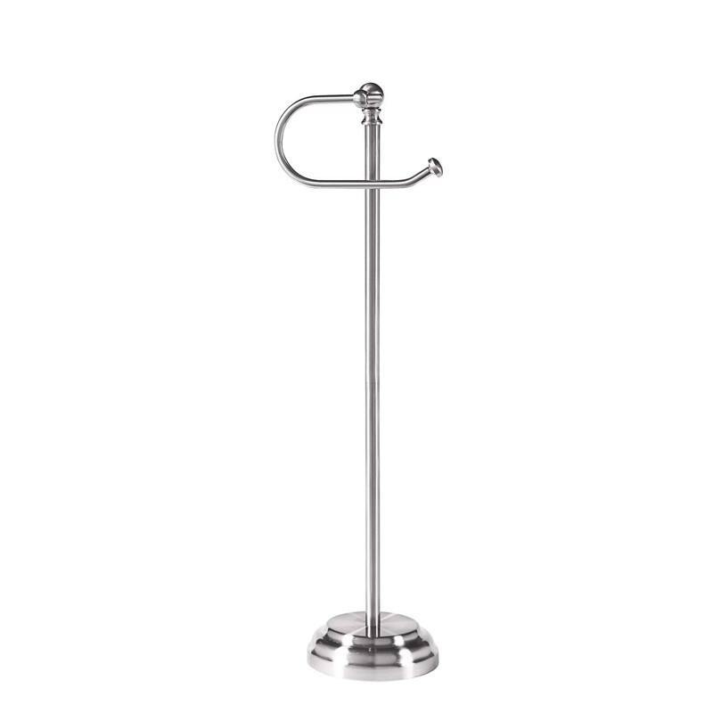 Free Standing Toilet Tissue Paper Roll Holder Stand