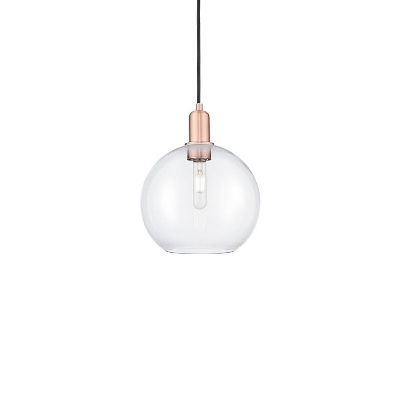 Innovations Lighting 716-1P-13-10 Athens Pendant Athens 10" Wide Mini - Antique Copper / Clear