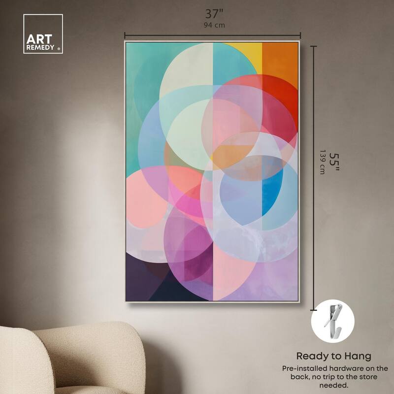 Oneiric Circles II Canvas by Art Remedy