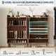 preview thumbnail 6 of 6, Garvee Farmhouse Shoe Cabinet,Large Shoe Cabinet with 2 Doors & Adjustable Shelves, Anti-tip Design, 6-Tier Shoe Storage