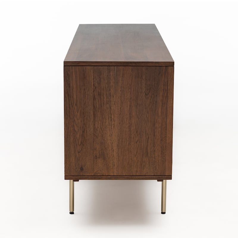 Studio London Drawers Acacia Wood and Rattan Furniture Storage