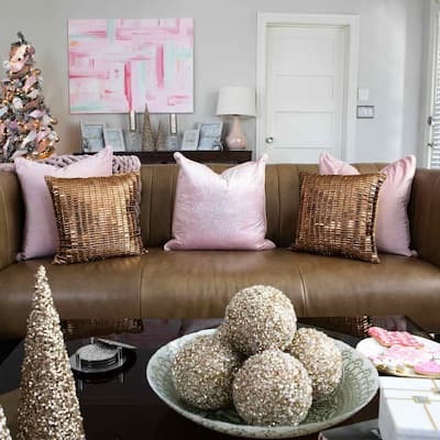 Sparkles Home Rhinestone Snowflake Pillow