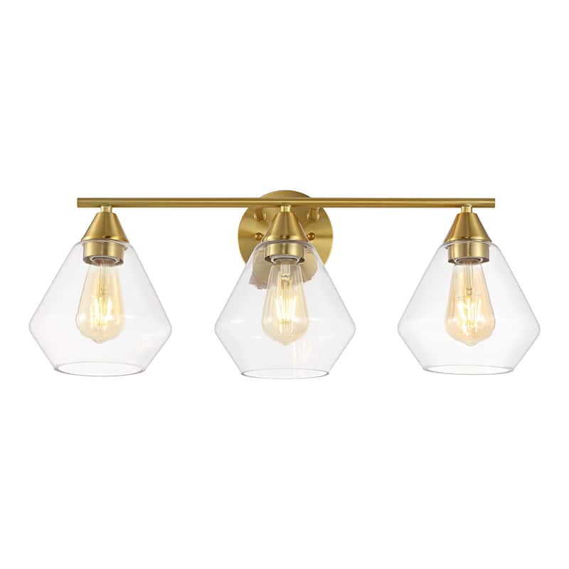 SAFAVIEH Lighting Needa 3 Light 24-inch Wall Sconce - 24 In. W x 9 In. D x 10 In. H - 24Wx9Dx10H