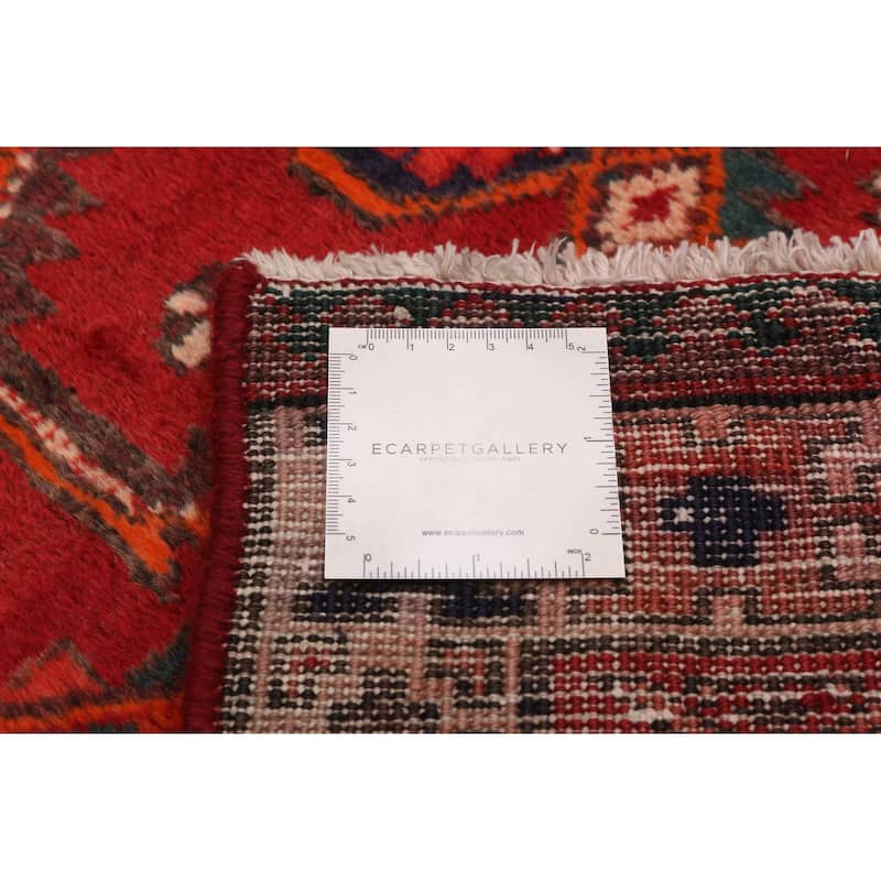 ECARPETGALLERY Hand-knotted Konya Anatolian Red Wool Rug - 3'2 x 13'6