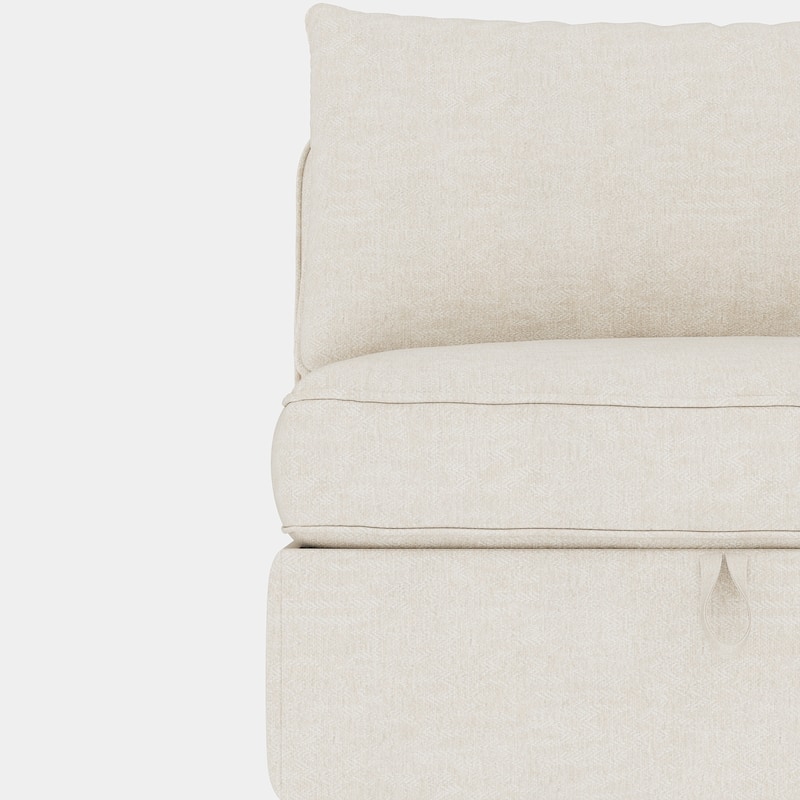 L Shaped Modular Sectional Sofa with Storage, Convertible 8 Seater Sofa with Chaise & Ottoman, Chenille Fabric Sleeper Sofa