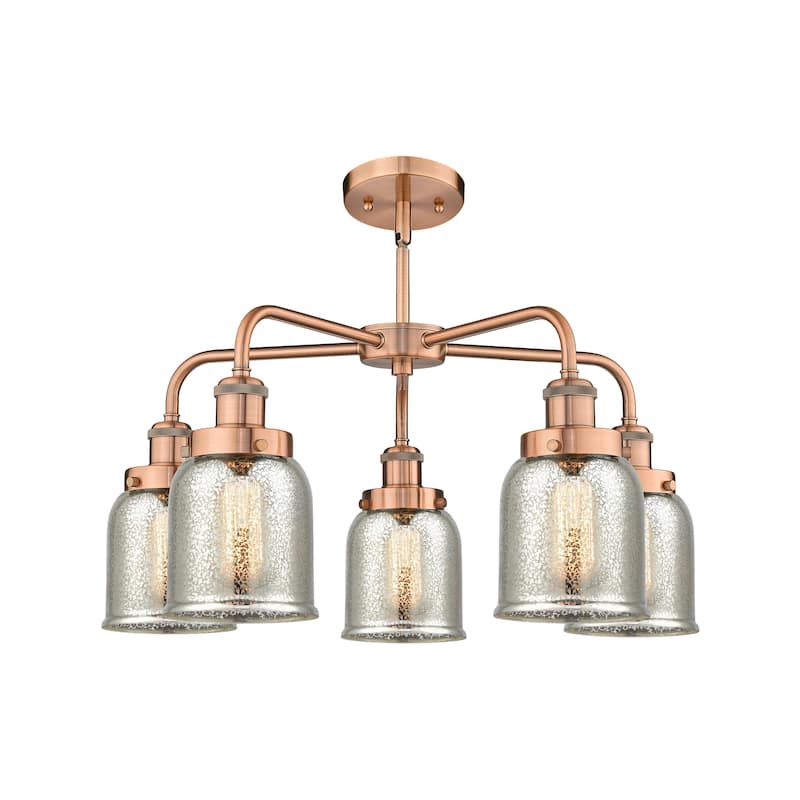 Innovations Lighting Bell - 5 Light 23" Stem Hung Chandelier