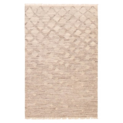 Ankara Grey Kilim 5'0" x 7'10" - 5'0 x 7'10
