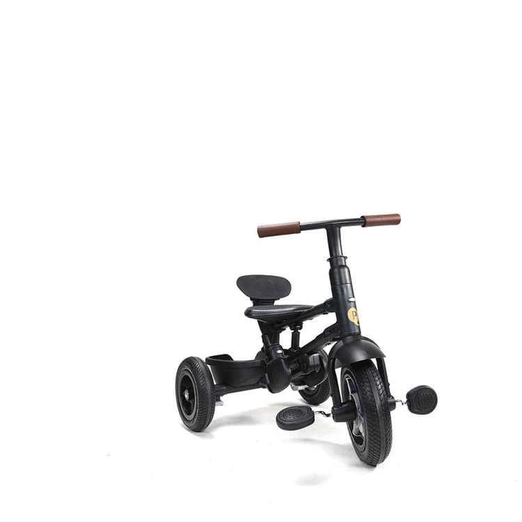 Rito Plus Folding Stroller/ Trike - Premium Midnight Black