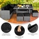 preview thumbnail 30 of 66, Costway 7 PCS Patio Rattan Dining Set Sectional Sofa Couch Ottoman - See Details