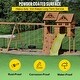 preview thumbnail 4 of 12, VEVOR Swing Set Bracket 12\" Swing Bracket A-Frame Construction，for 2 (4x4) Legs & 1 (4x6) Beam