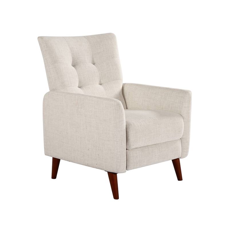 Aurora Comfy Manual Recliner with Wood Base