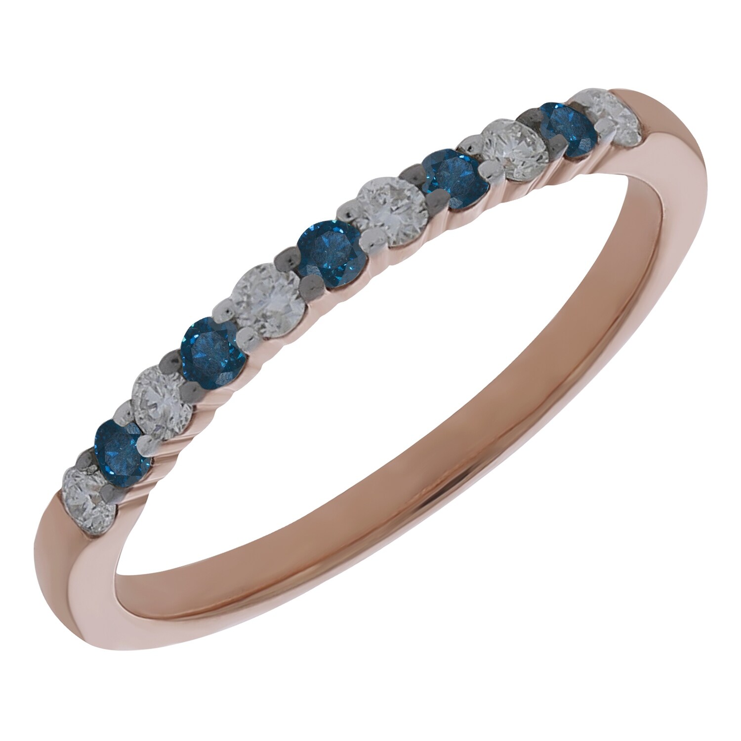 Fashion Stainless Steel Jewelry JEWURA Couple Love Ring Heart Beat on Blue