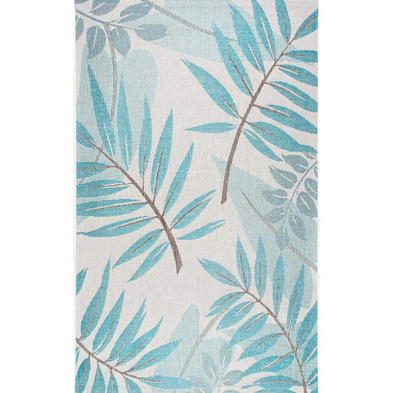 Nuloom Modern Floral Outdoor/ Indoor Porch Area Rug