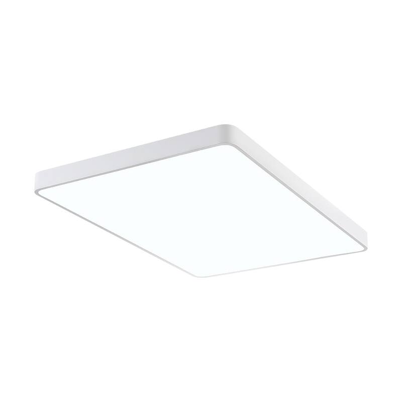 Dimmable LED Wide Rectangular Flush Mount Light 33.9 in