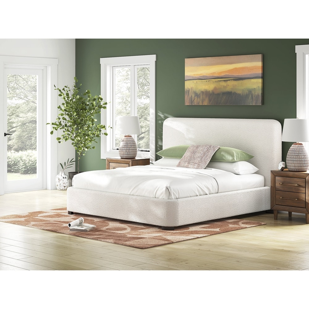 Signature Design by Ashley Whittgate Beige Upholstered Bed