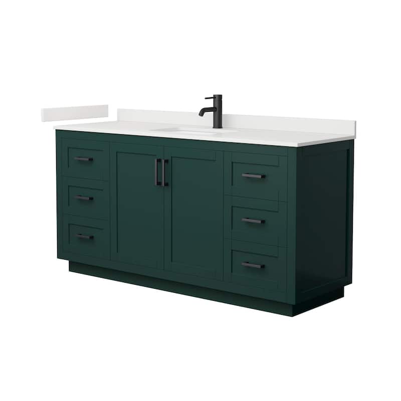 Wyndham Collection WCF292966S-QTZ-UNSMXX Miranda 66" Free Standing