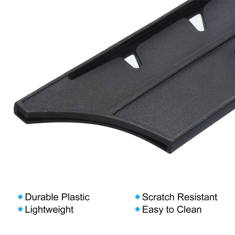 Plastic Kitchen Knife Sheath Cover Sleeves for Santoku Knife, Black