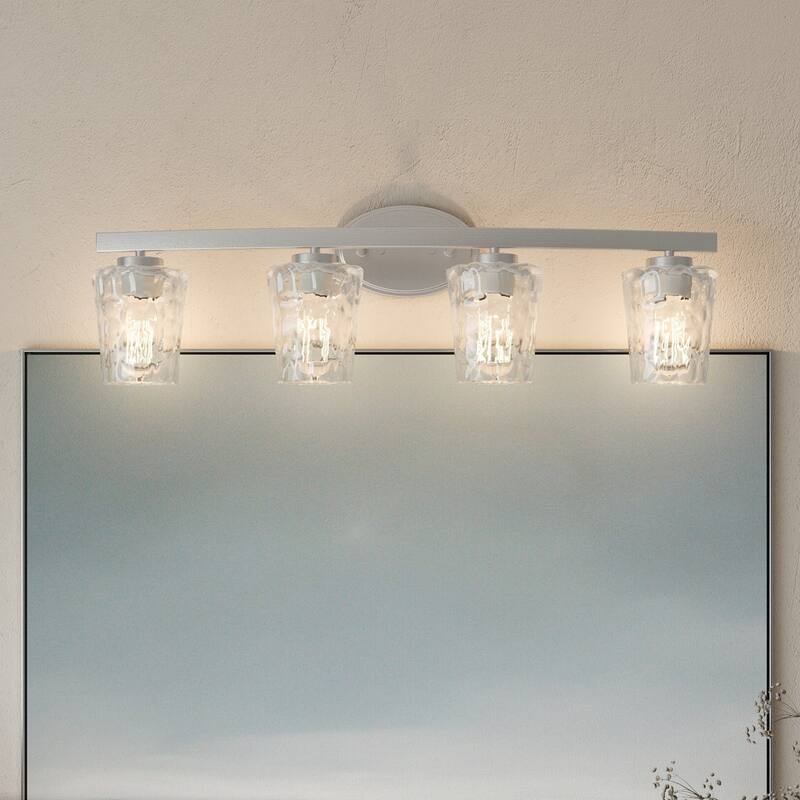 Acroma Steel Dimmable Bathroom Vanity Light - 4-light