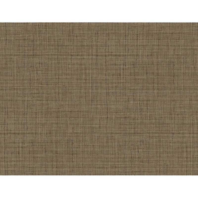 Seabrook Designs Harvest Twine Embossed Vinyl Unpasted Wallpaper - 27 in W x 27 ft. L - Mocha