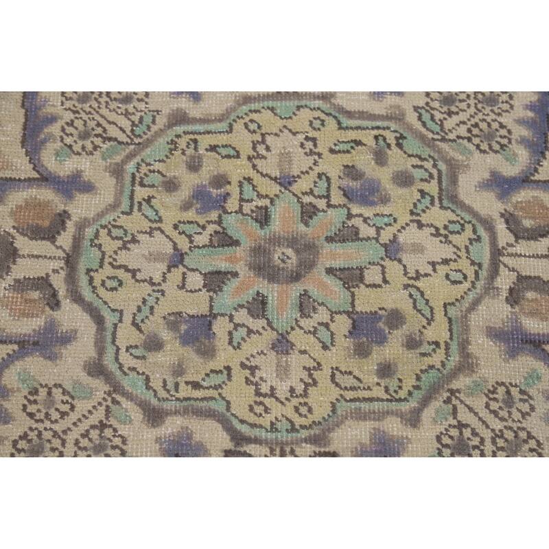 Medallion Tabriz Persian Vintage Rug Oriental Handmade Wool Carpet - 9'3" x 12'4"