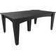 preview thumbnail 19 of 29, Poly Lumber Island Dining Table 44" x 72" - Black