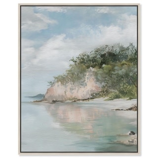 Seaside Mist Coastal Decor Framed Canvas Print by Art Remedy - Bed Bath ...