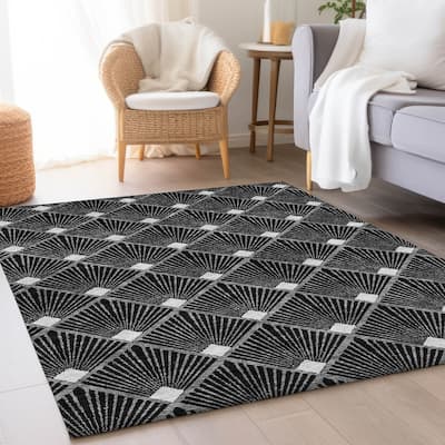 Premium Washable Super Soft Diamond Trellis Mayfield Rug
