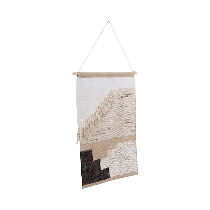 Woven Layered Look Tapestry Wall Hangings - Natural, 36 in.
