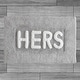 preview thumbnail 54 of 59, Jean Pierre Novelty Cotton Bath Rug - 21"x34" - "His" & "Hers"